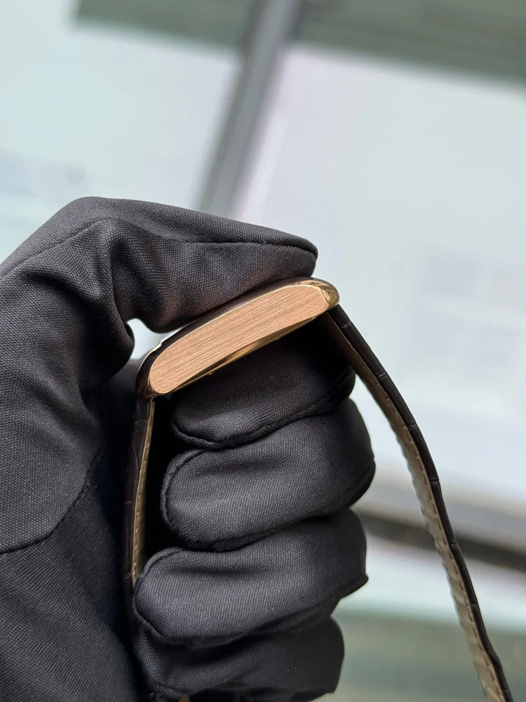 Cartier Tank Anglaise 5308 Full set +additional croco leather strap